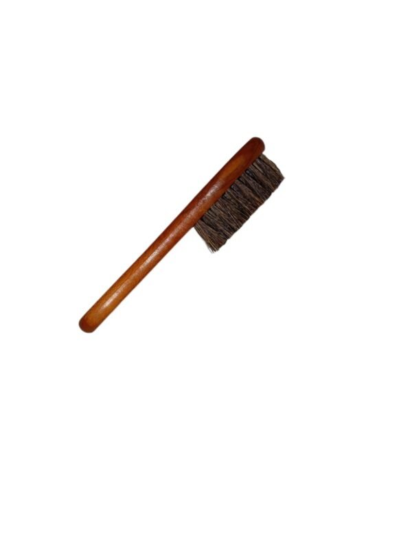 Escova de Cerdas de Javali com Cabo de Madeira - Ideal para Barbeiros e Cuidados da Barba