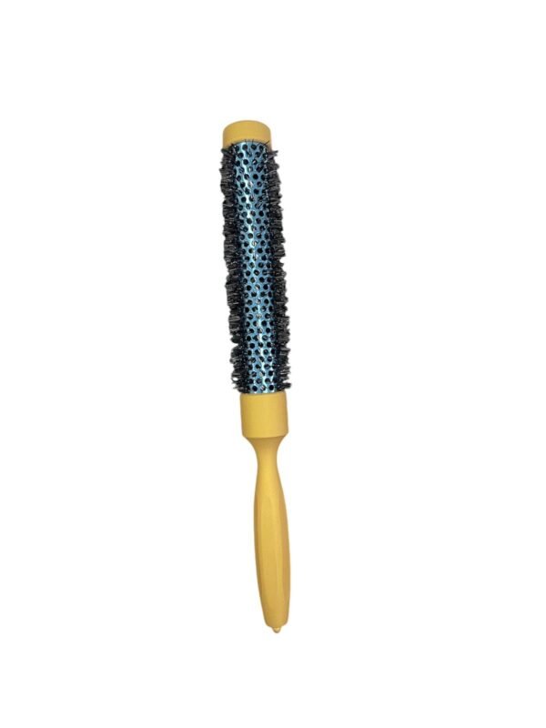 Escova Longa para Cabelo Térmica Dourada Tamanho P
