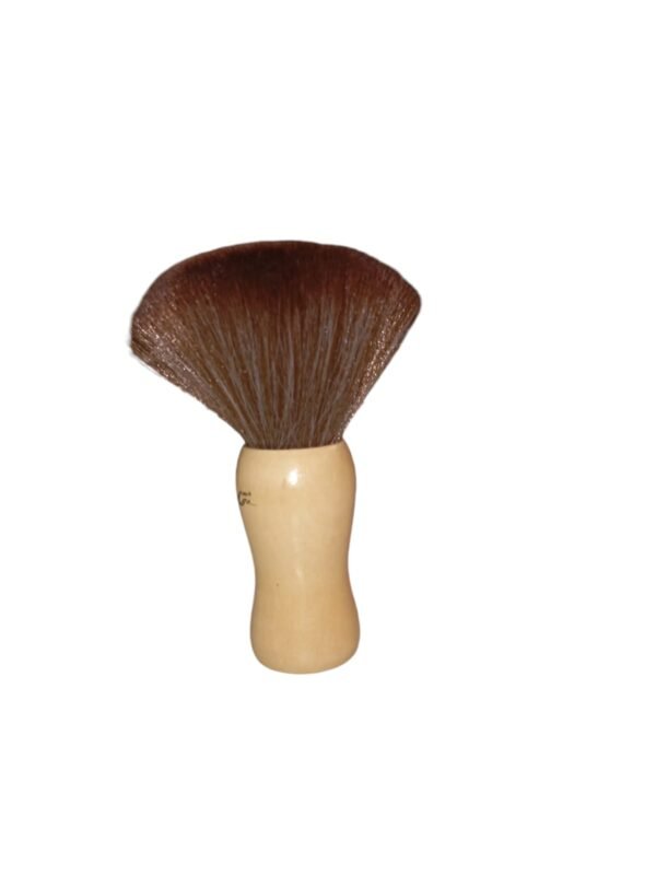 Espanador Bolinha Umi Cabo Madeira Pincel Tirar Pelos e Cabelos Bege