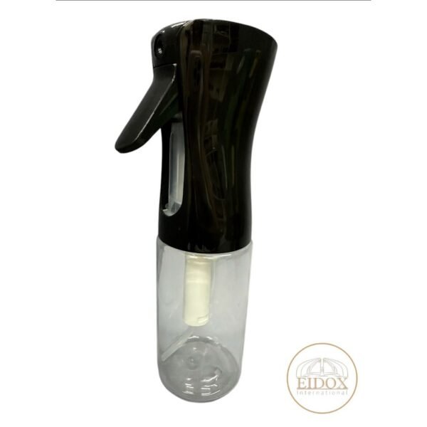 Borrifador Spray De Cabeleireiro Contínuo/Ultra Fino Névoa Pulverizador/Alta Pressão 200ML /Preto-Transparente