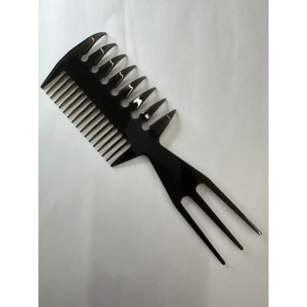 Pente Profissional Long Wick - Quiff Mil Mechas - Coruja ou Jacaré/Preto